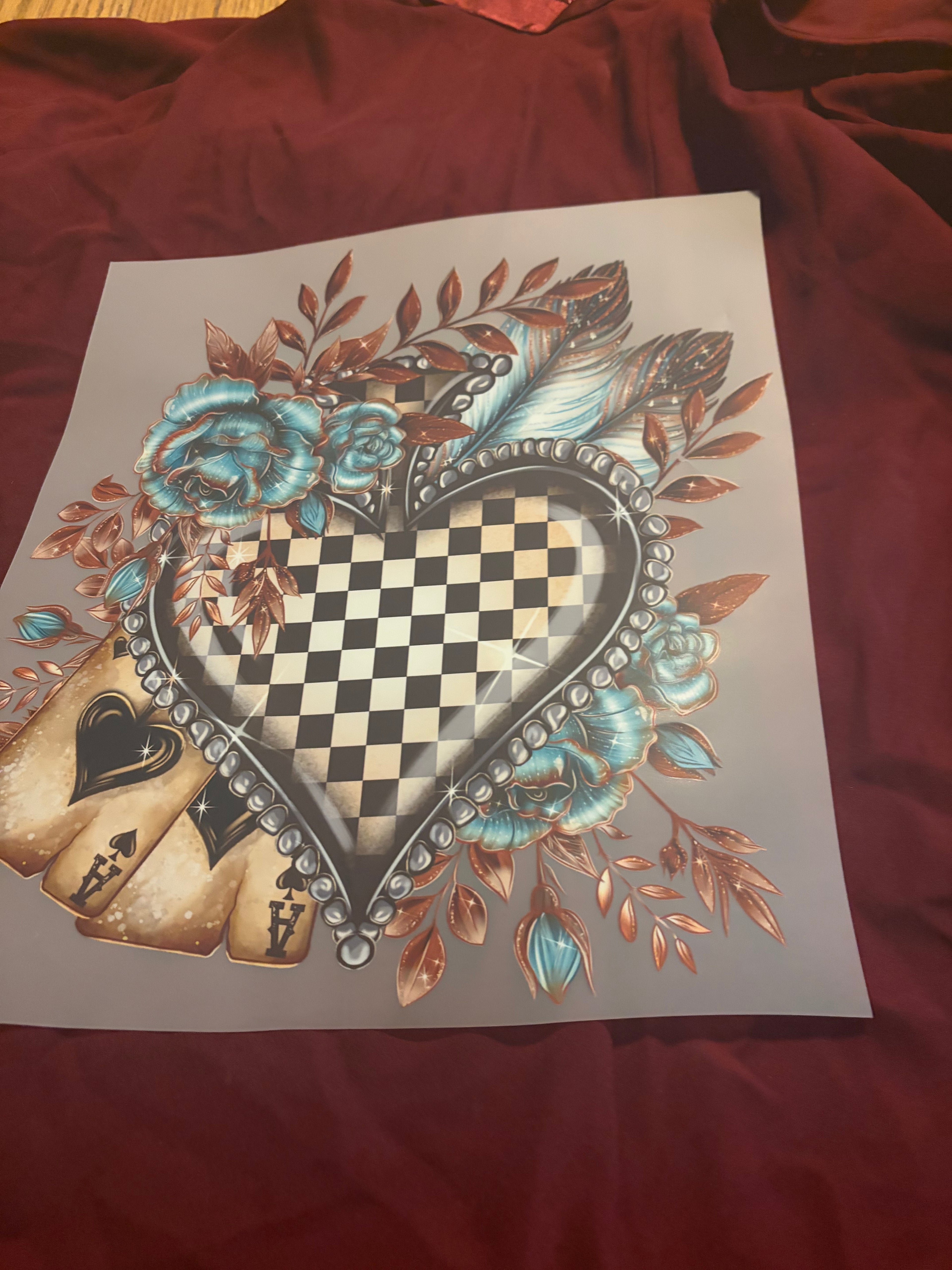 Checkered heart