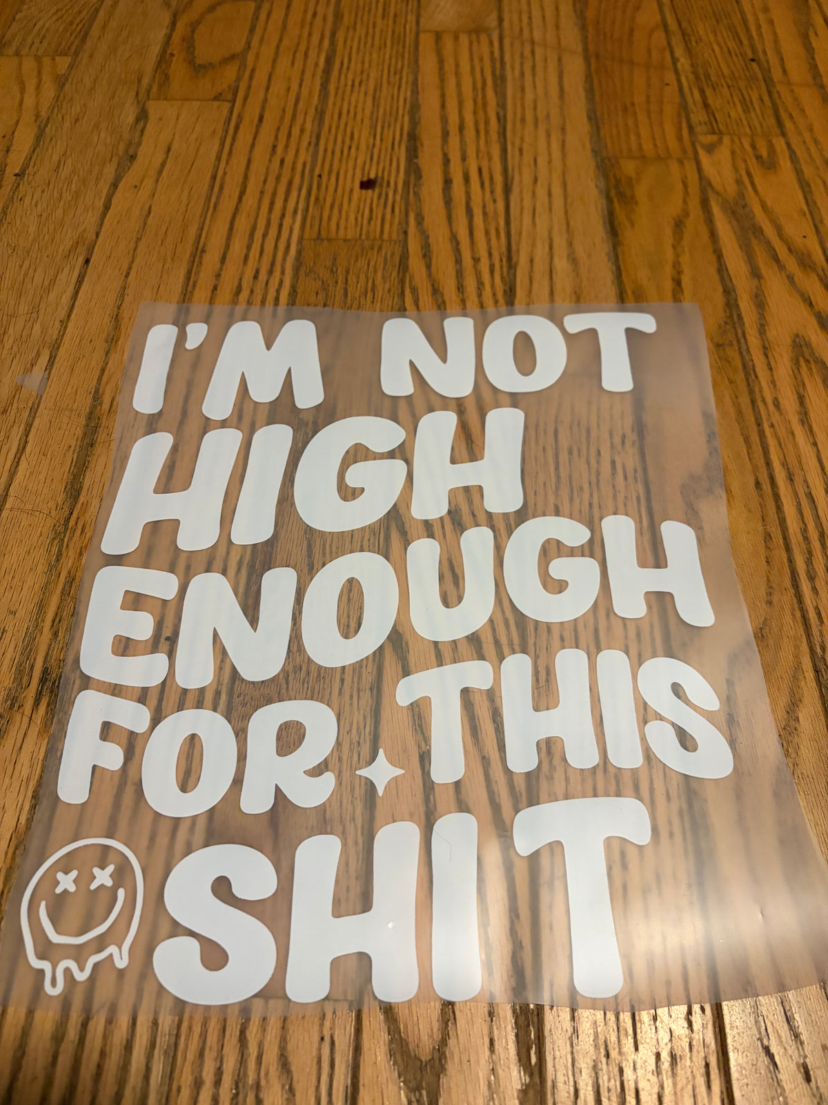 I am not high enough for this shit